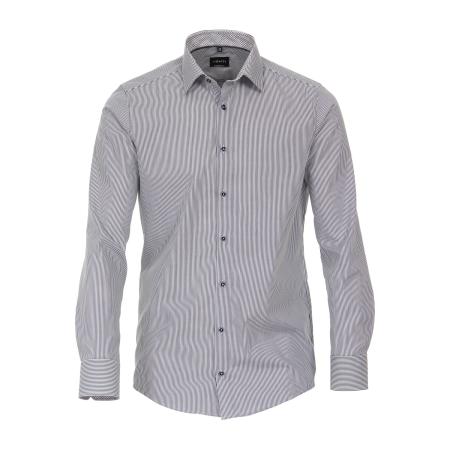 Venti Overhemd blauw, Gestreept