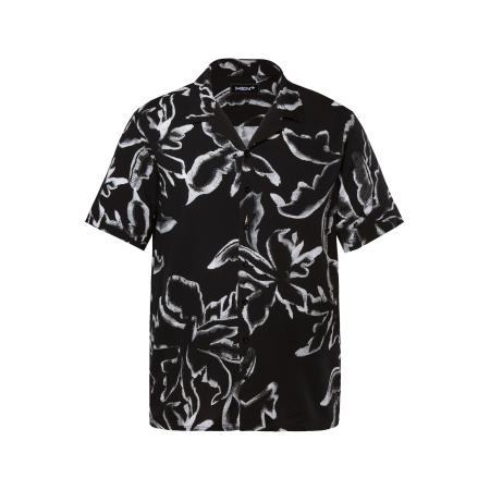 men plus Men Plus Overhemd zwart / wit