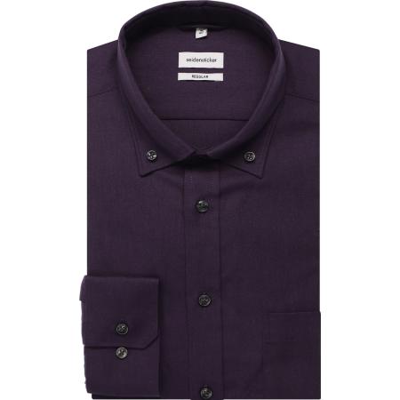 Seidensticker Overhemd paars, Effen