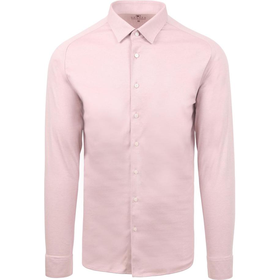 Desoto Overhemd Strijkvrij Kent Roze Multicolor