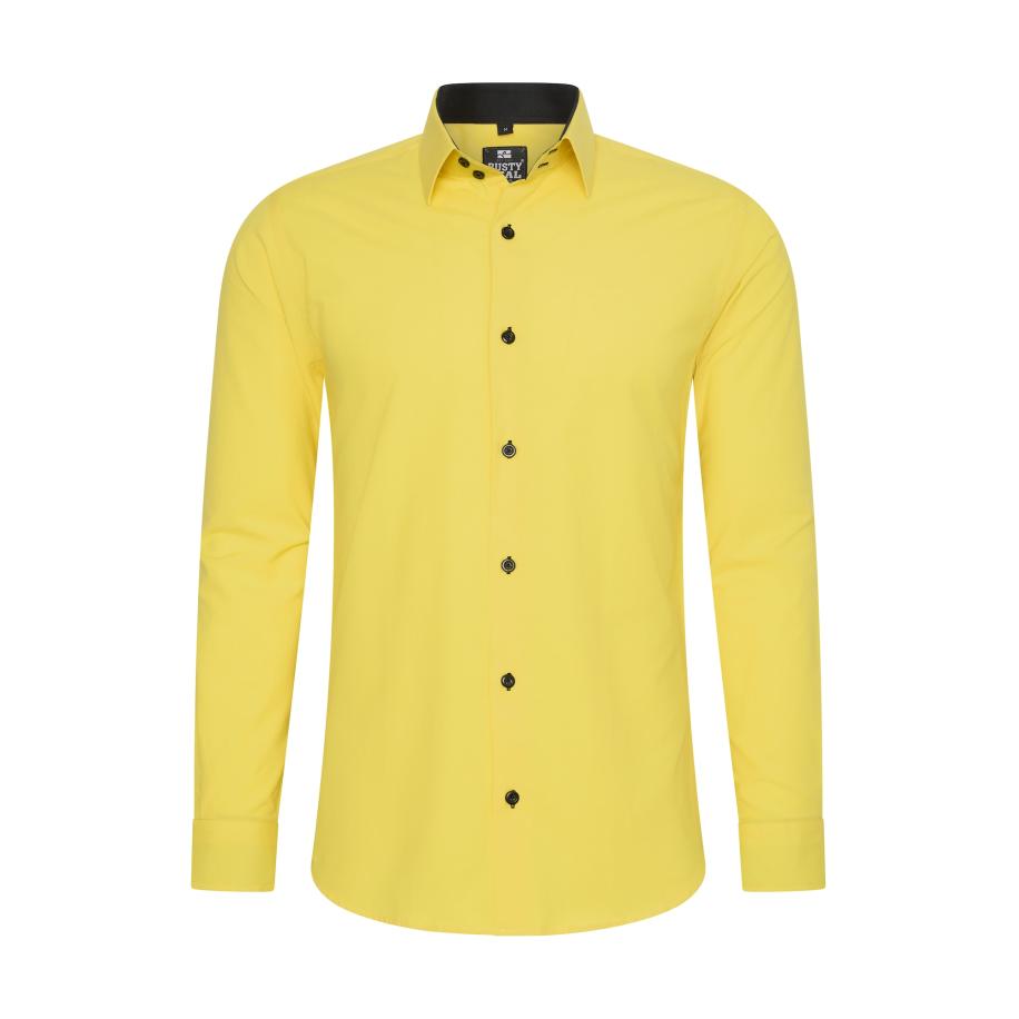 Rusty Neal Rusty Neal Overhemd geel -