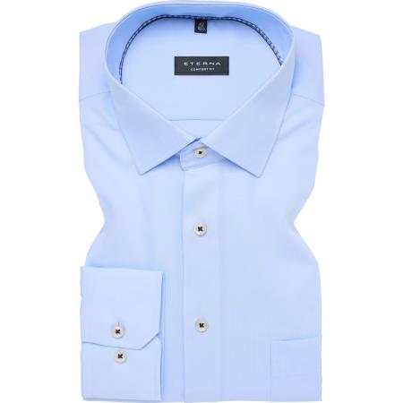 ETERNA Overhemd ML6 (vanaf 68 CM) hemelsblauw