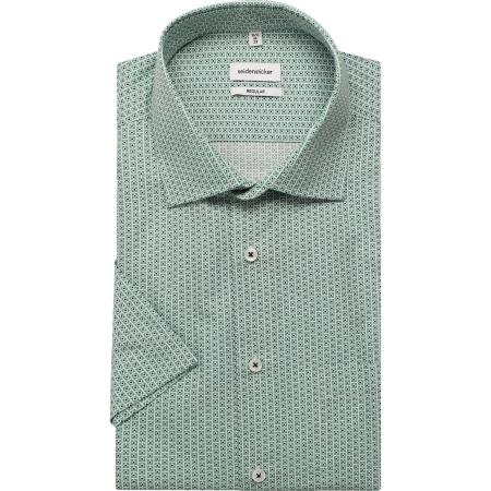 Seidensticker Overhemd Korte mouw lichtgroen