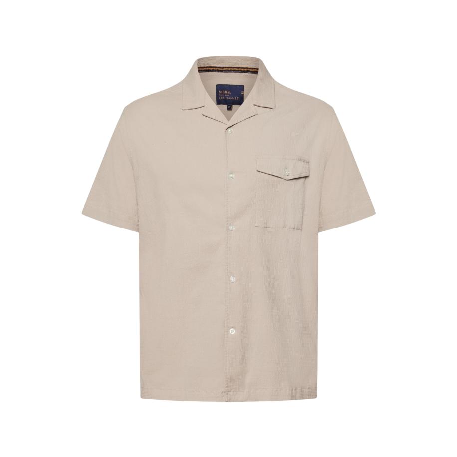 Signal Overhemd Herbert taupe Bruin