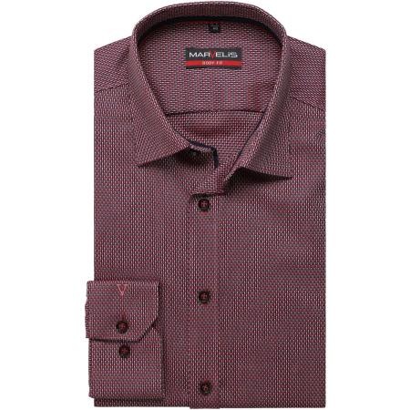 Marvelis Overhemd rood, Faux-uni