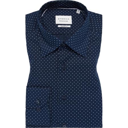 ETERNA Overhemd marine, Stippen