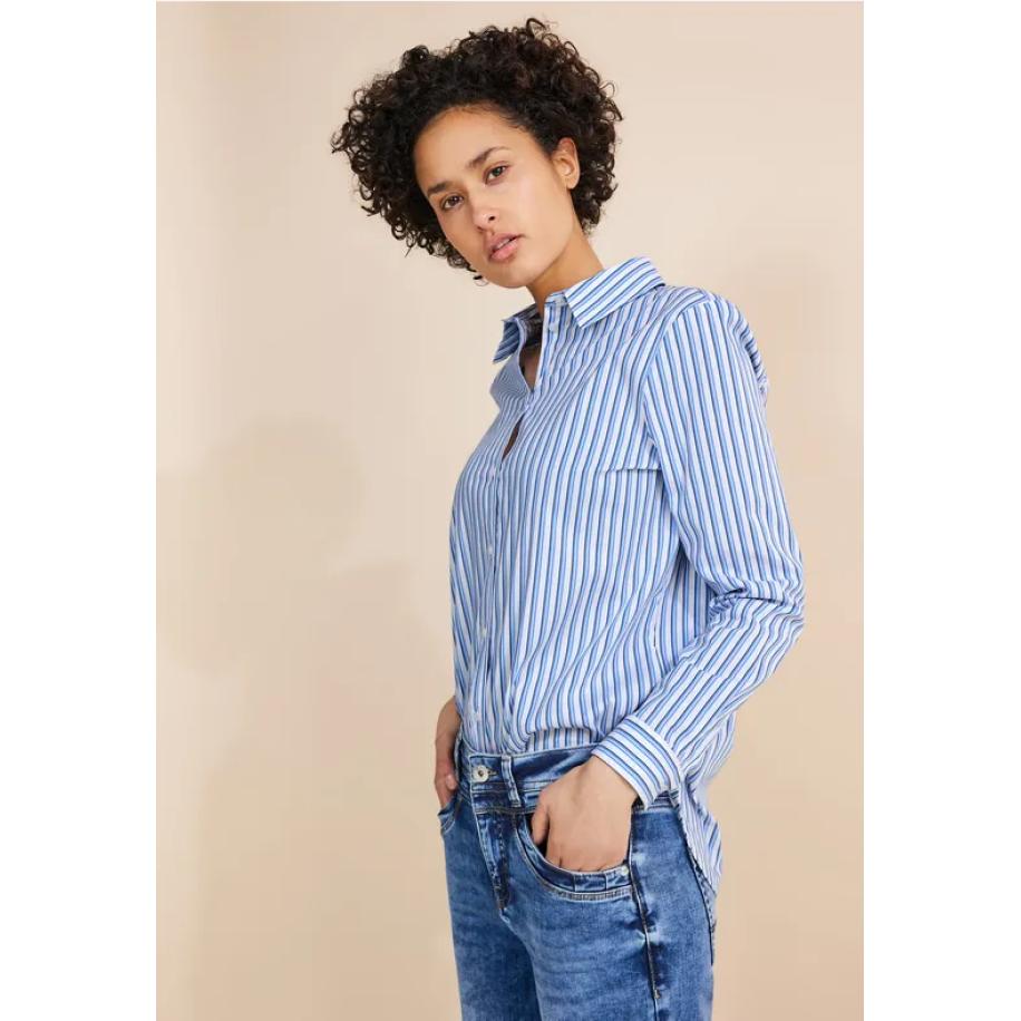 Street One Shirtblouse met strepen Wit