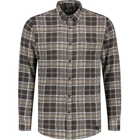 Dstrezzed Chenille Overhemd Ruiten Grijs