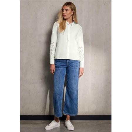 Street One Blouse met geborduurde mouwen