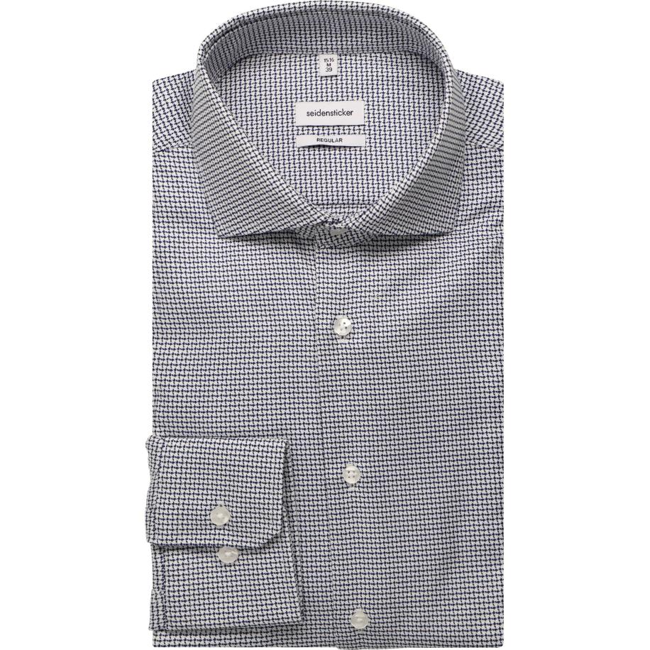 Seidensticker Overhemd, Gestructureerd Multicolor
