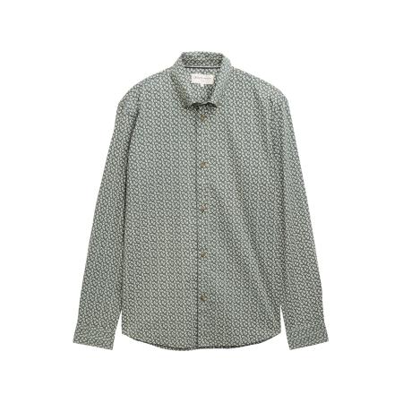 Tom Tailor TOM TAILOR DENIM Overhemd groen / wit