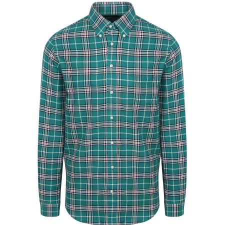Steppin' Out Flanel Overhemd Ruit Groen