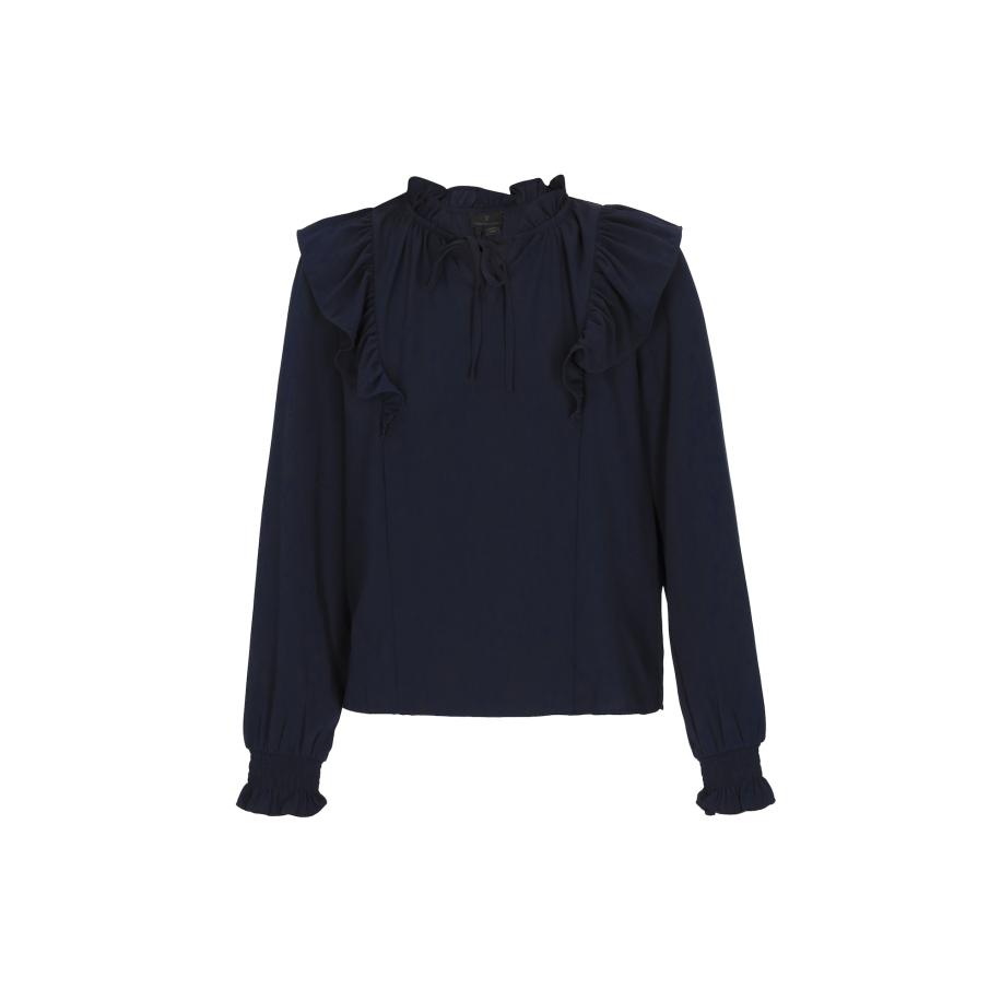 DreiMaster DreiMaster Klassik Blouse donkerblauw -