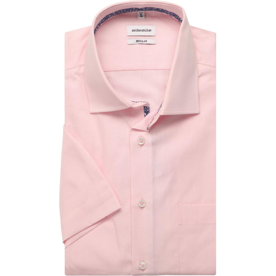 Seidensticker Overhemd Korte mouw roze Roze