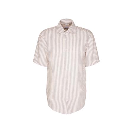 Seidensticker SEIDENSTICKER Zakelijk overhemd beige / wit