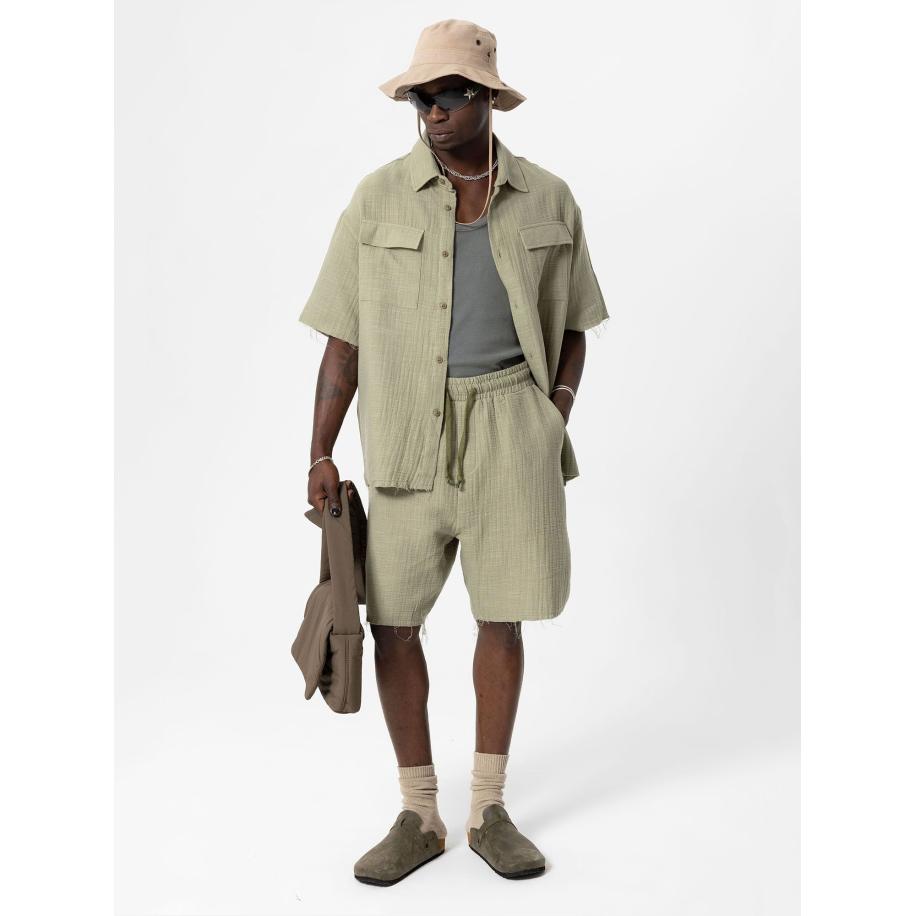 VAMOS CLO Overhemd groen Groen