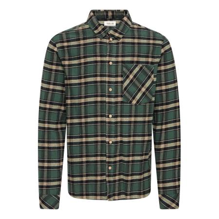 Solid !Solid Overhemd SDSTEVE donkergroen
