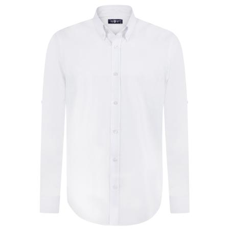 Jimmy Sanders Jimmy Sanders Zakelijk overhemd wit