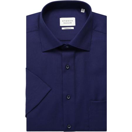 ETERNA Overhemd Korte mouw marine