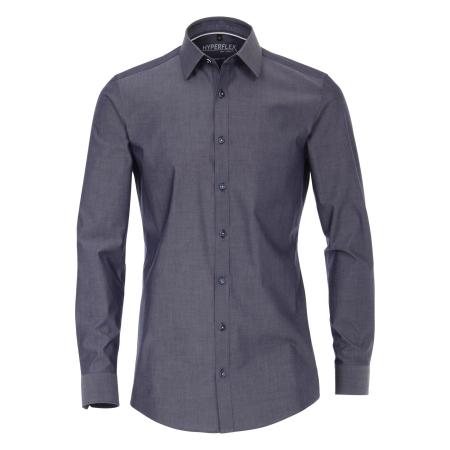 Venti Overhemd blauw, Faux-uni