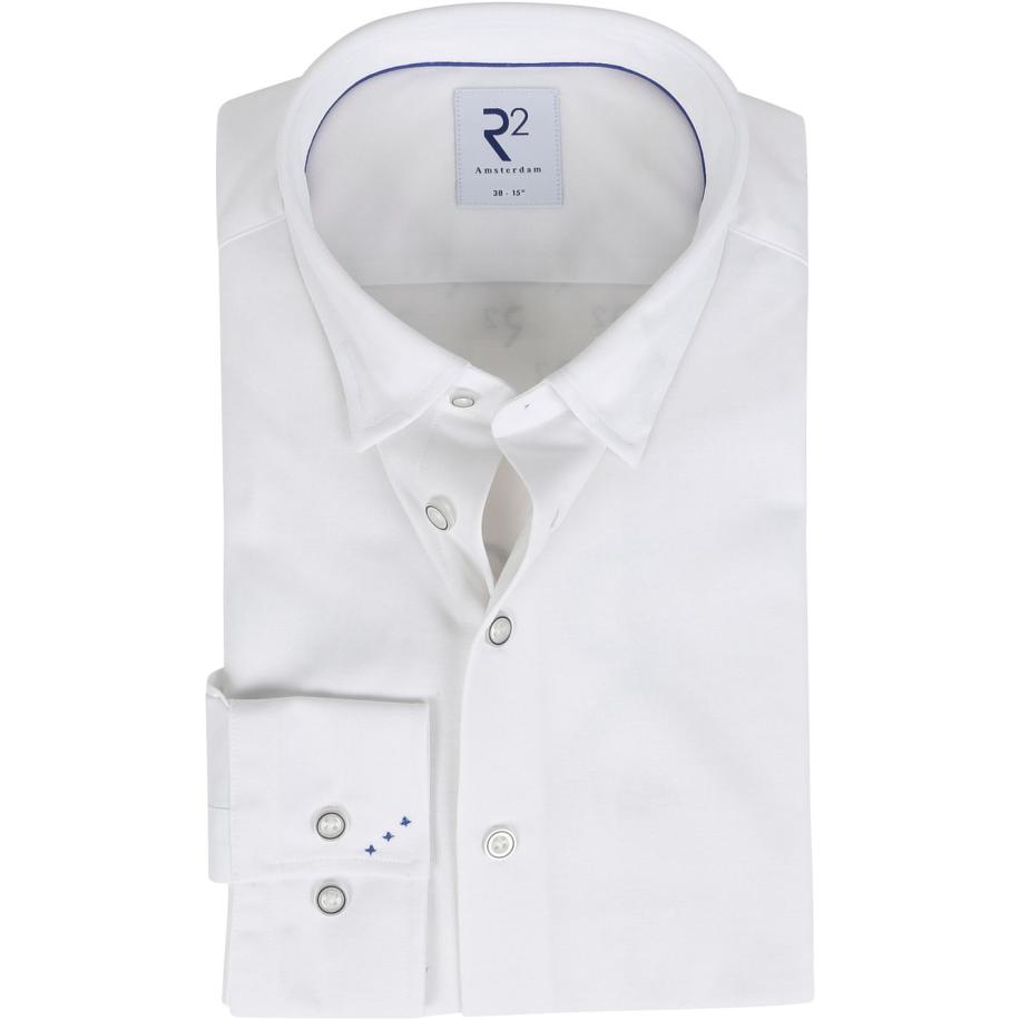 R2 Overhemd Uni Wit Wit