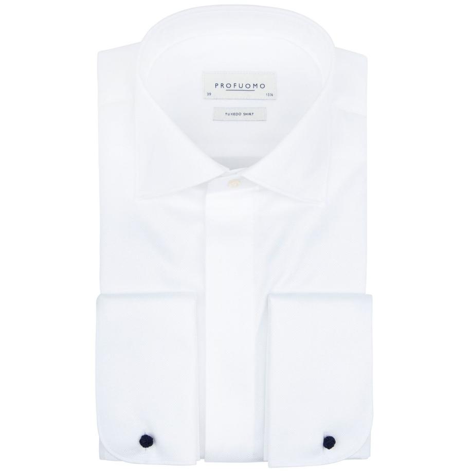 Profuomo Smokingshirt Wit Wit