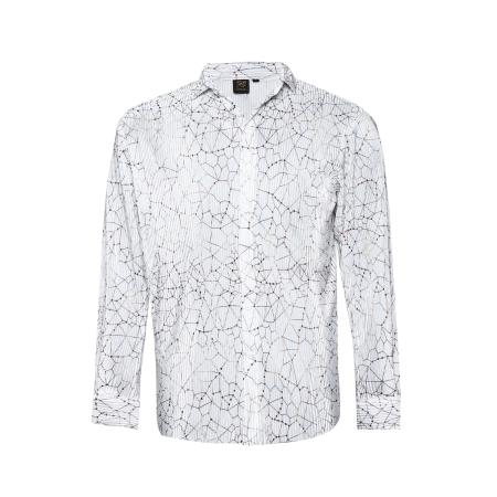 Campus Sutra Overhemd Zavannah zwart / wit