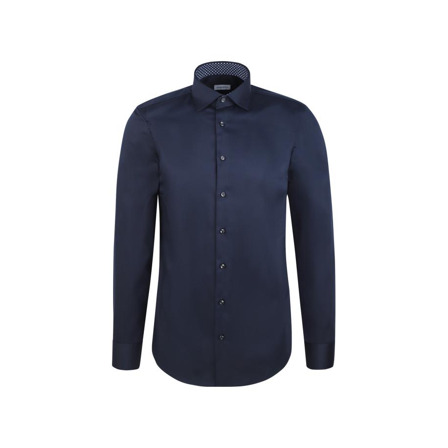 SEIDENSTICKER Zakelijk overhemd donkerblauw Blauw