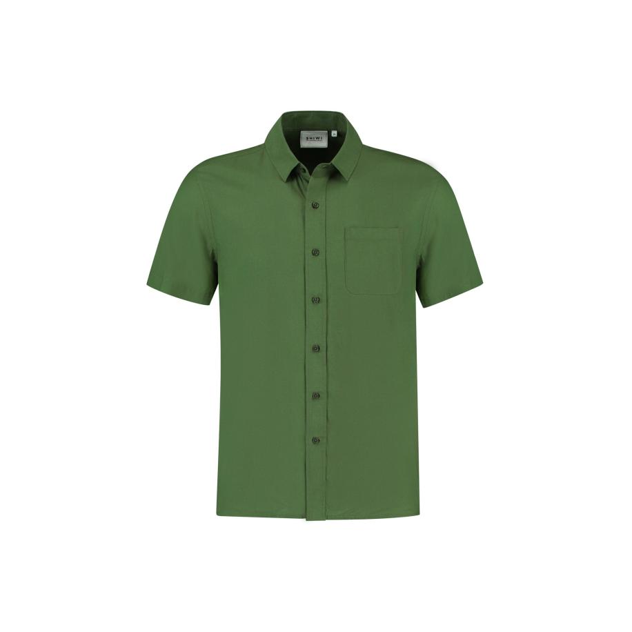 Shiwi Shiwi Overhemd Ethan groen -