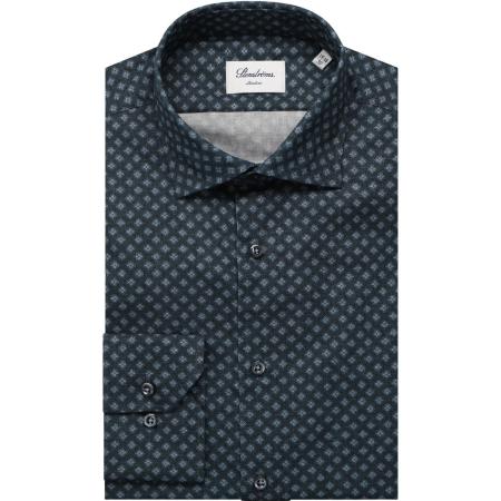 Stenströms Overhemd donkerblauw, Motief