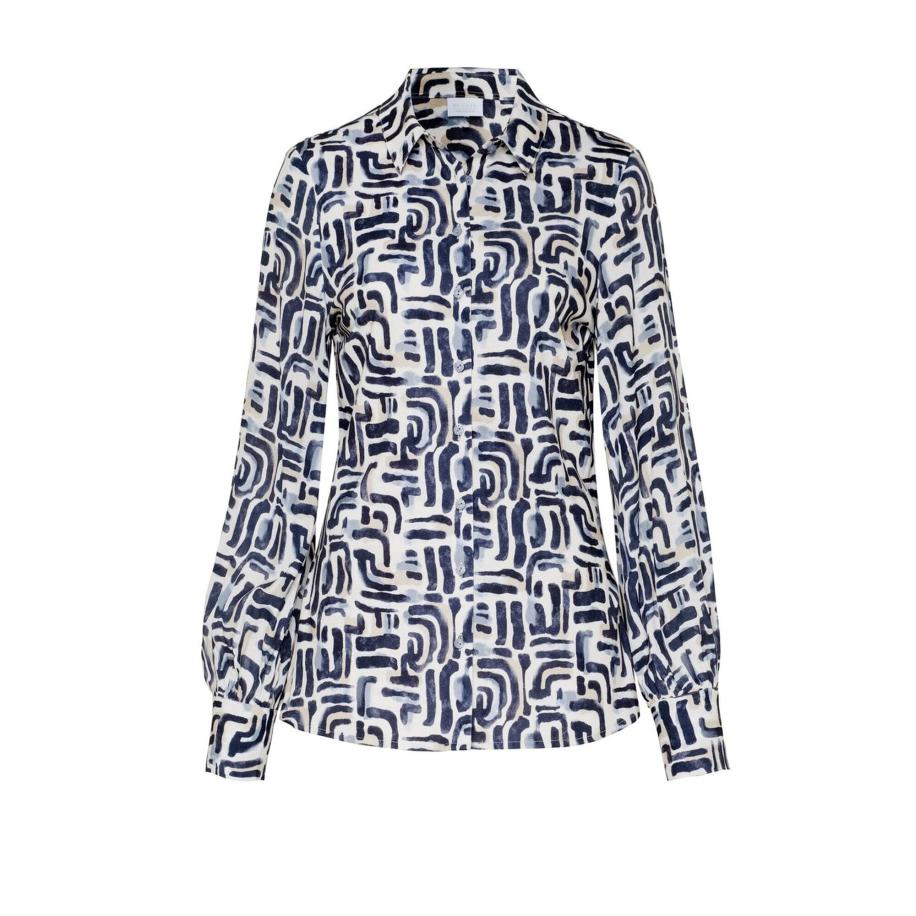 Desoto DESOTO Blouse Pia blauw -