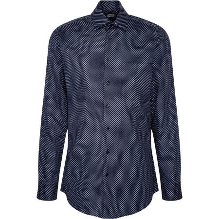 Seidensticker Overhemd ML6 (vanaf 68 CM) donkerblauw