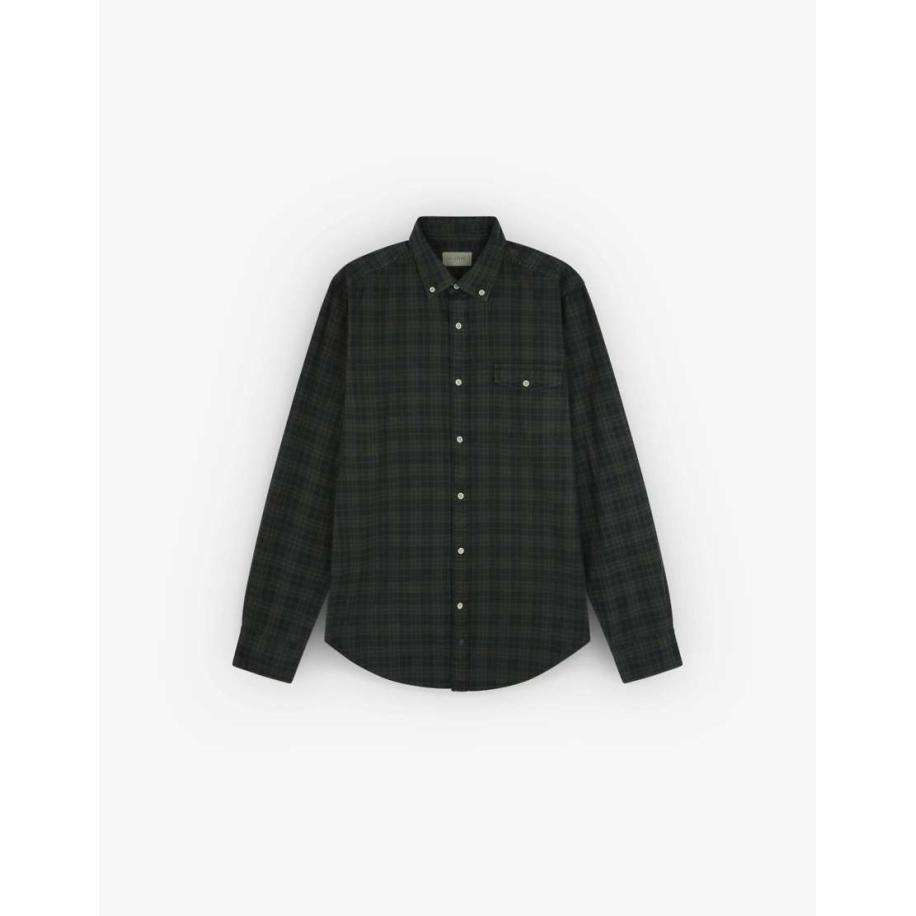 Scalpers - Colville BD - Overhemd in donker kaki-Groen Groen