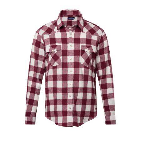 John F. Gee Overhemd bessen / wit