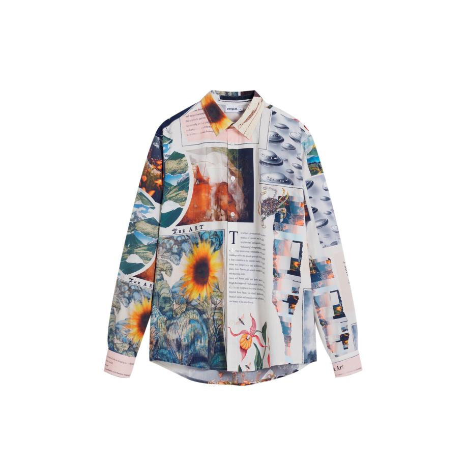 Desigual Desigual Overhemd gemengde kleuren / wit -