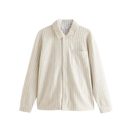 Next Next Overhemd ecru / lichtbruin