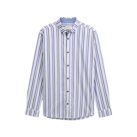 Tom Tailor TOM TAILOR Overhemd marine / indigo / lichtblauw / offwhite