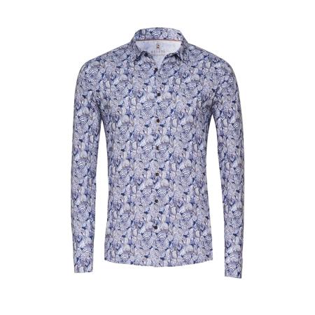 Desoto DESOTO Overhemd grijs / lila