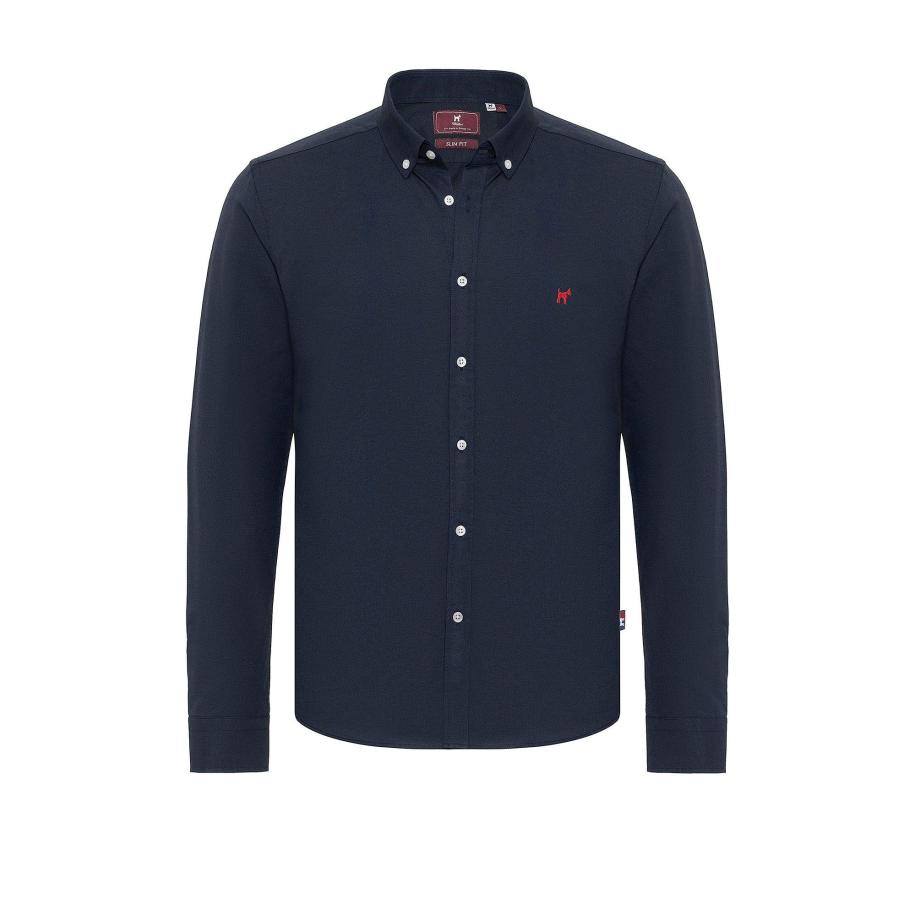 Williot Williot Overhemd navy -
