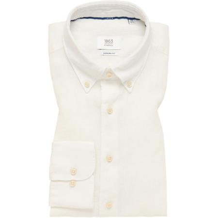 ETERNA 1863 Linnen Overhemd veelkleurig, Effen