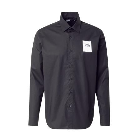 Karl Lagerfeld Karl Lagerfeld Overhemd zwart / wit