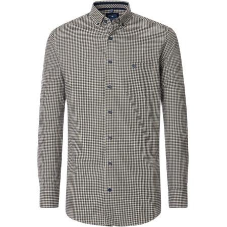 Redmond Casual Overhemd bruin, Ruit