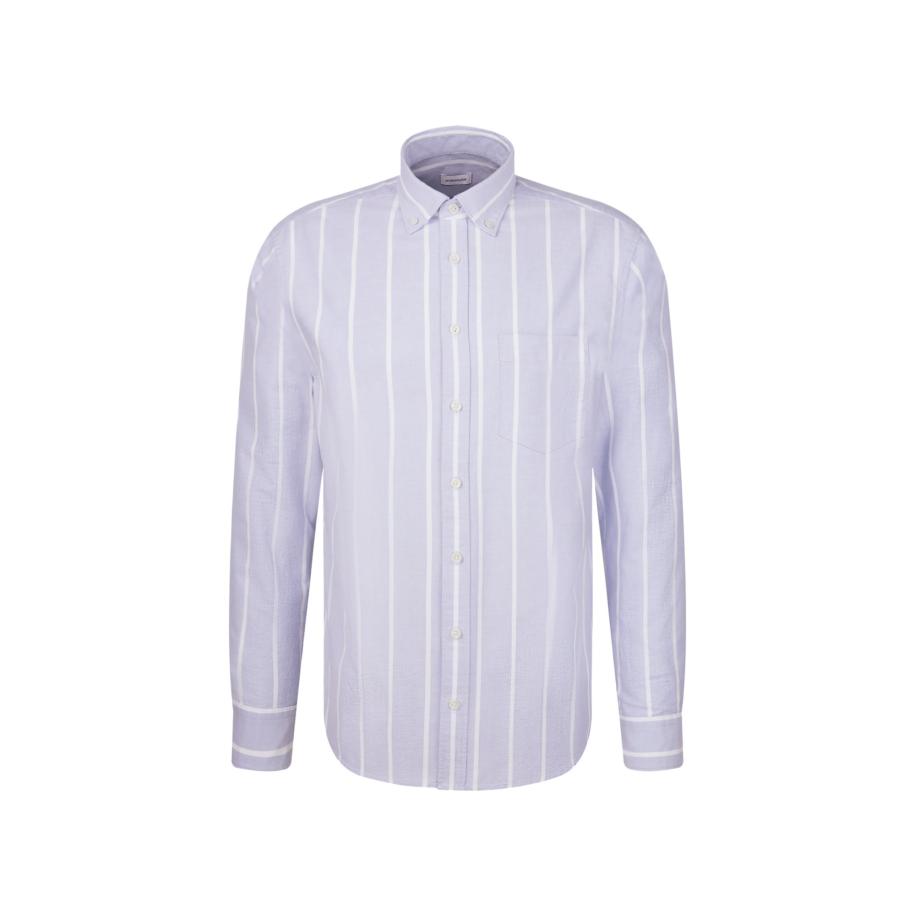 Seidensticker SEIDENSTICKER Overhemd lichtblauw / wit -