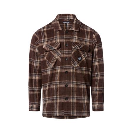 Santa Cruz Santa Cruz Overhemd Lodge Shirt chocoladebruin