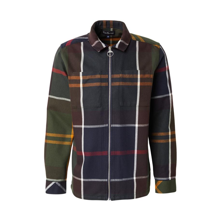 Barbour Barbour Overhemd Lannich lichtbeige / navy / groen / oranje -