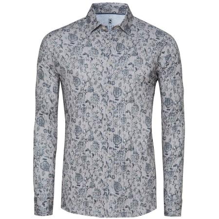 Desoto Overhemd Corduroy Optics Beige