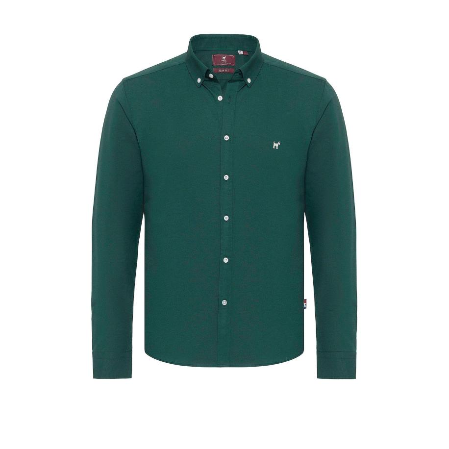 Williot Williot Overhemd groen -