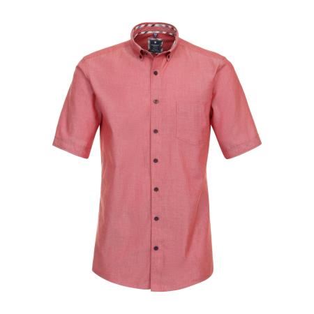 Redmond Casual Overhemd Korte mouw rood