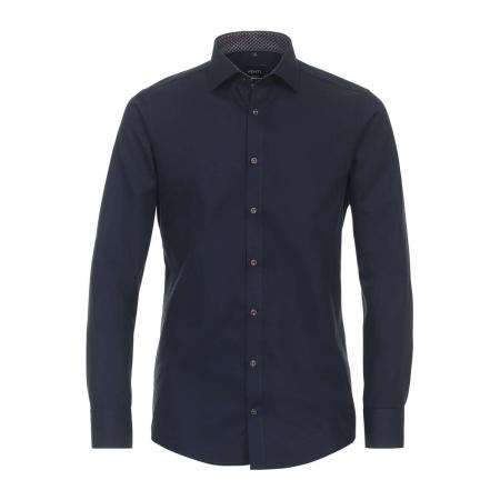 Venti Overhemd blauw, Faux-uni