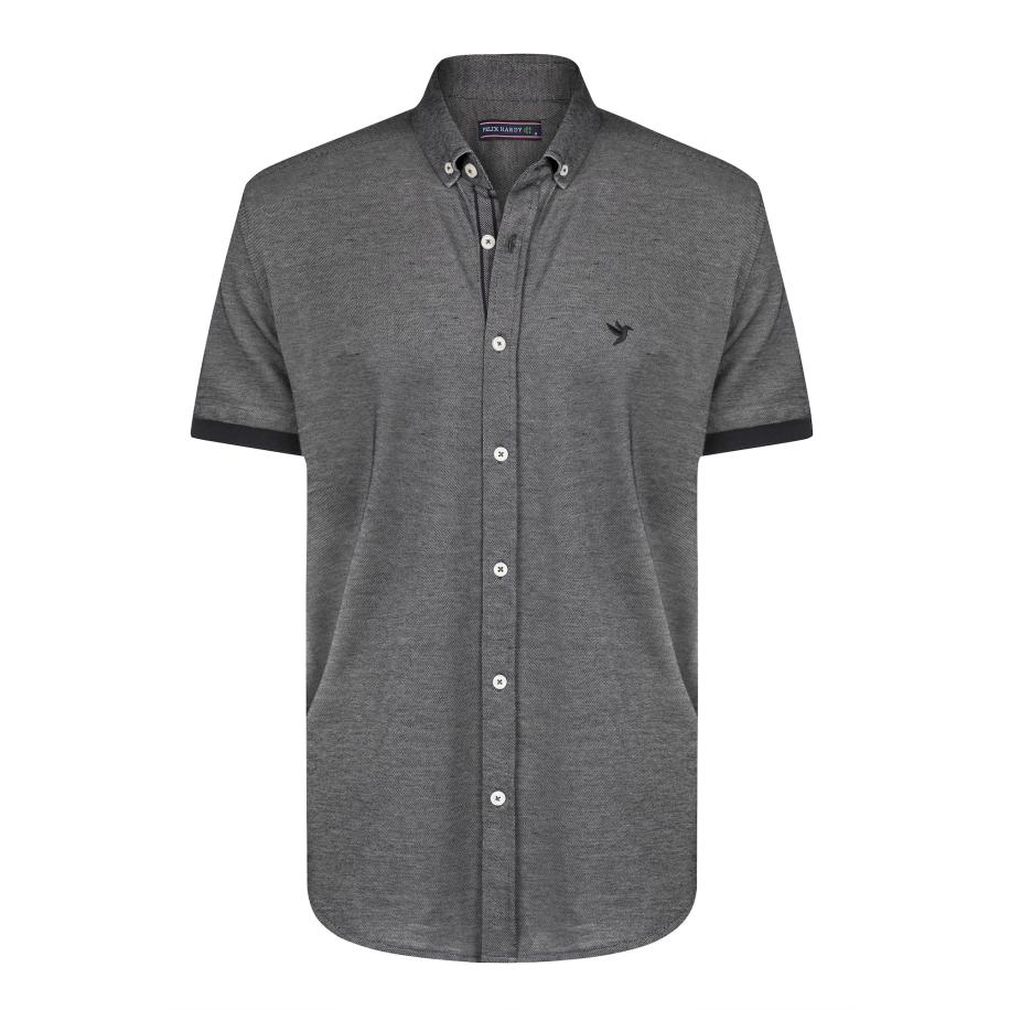 Felix Hardy Felix Hardy Overhemd navy / antraciet -